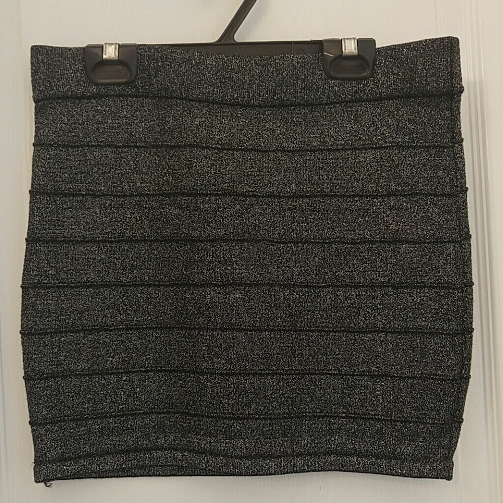 Metallic Mini Skirt